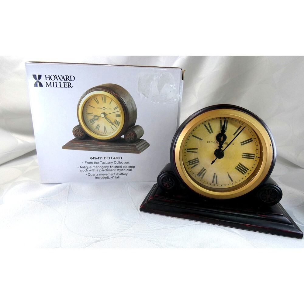 VTG Howard Miller Bellagio Clock — Model Number 645-411 New in Box